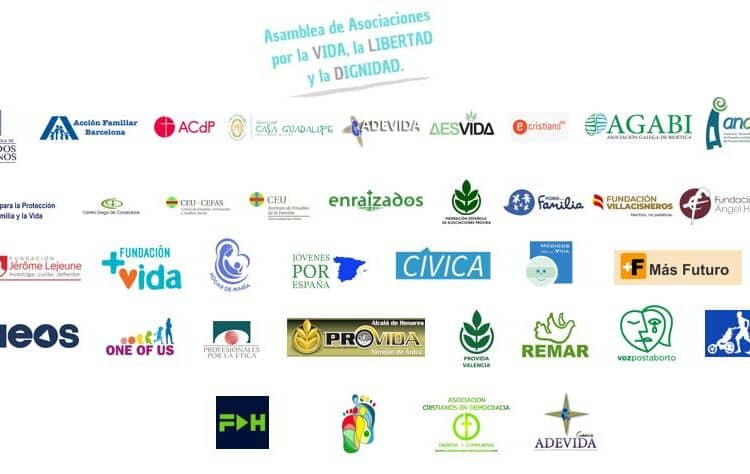 La Asamblea de Asociaciones, que agrupa a medio centenar de asociaciones, se unen en Madrid para denunciar las malas leyes