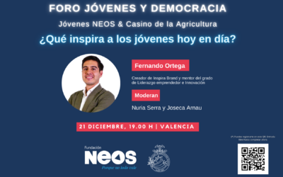 Eventos NEOS Valencia |  ¿Qué inspira a la juventud hoy en día?