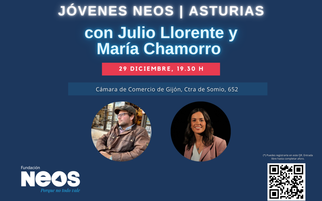 Eventos Jóvenes NEOS |  Encuentro con con Julio Llorente y María Chamorro