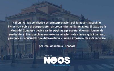 Artículo del día | Nota de la Real Academia Española sobre las «Recomendaciones para un uso no sexista del lenguaje en la Administración parlamentaria»