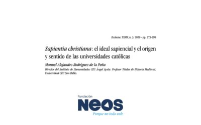 Estudio NEOS | Sapientia christiana: el ideal sapiencial y el origen y sentido de las universidades católicas