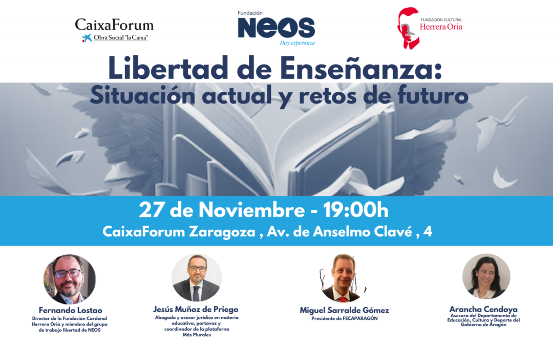 No te pierdas el evento sobre Libertad de Enseñanza: Situación actual y retos de futuro